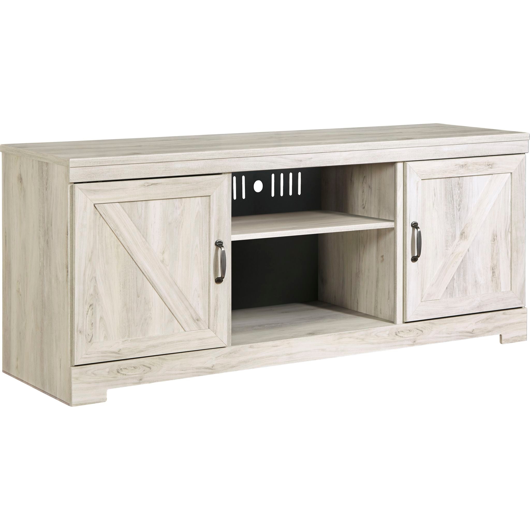 Bellaby 5-Piece Entertainment Unit TV Stand Set - Modern Whitewash Finish for Living Room, Home Theater & Media Storage