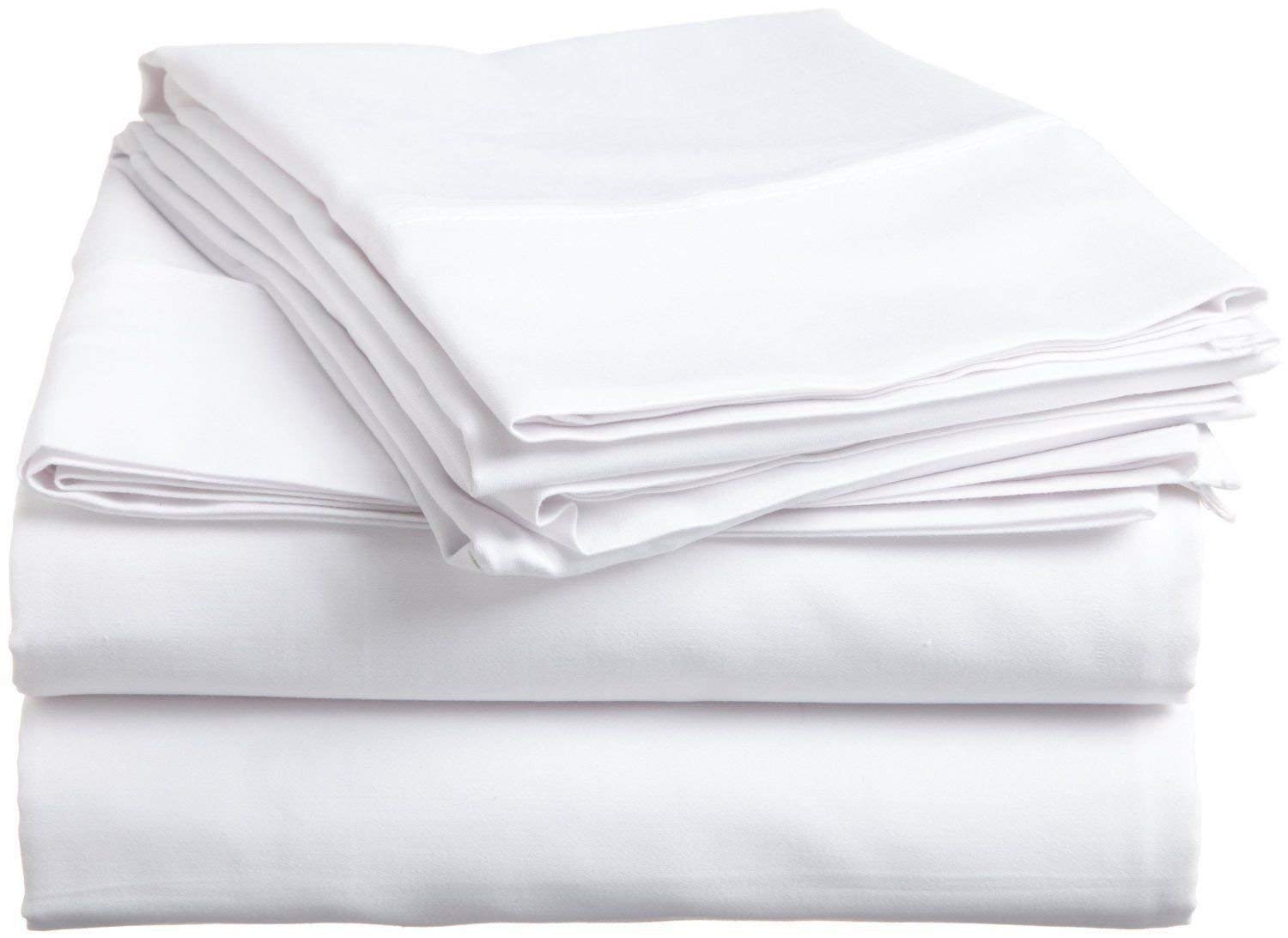 Luxury 1000 Thread Count 100% Egyptian Cotton Bed Sheet Set - 4-Piece Italian Finish, Fits 21