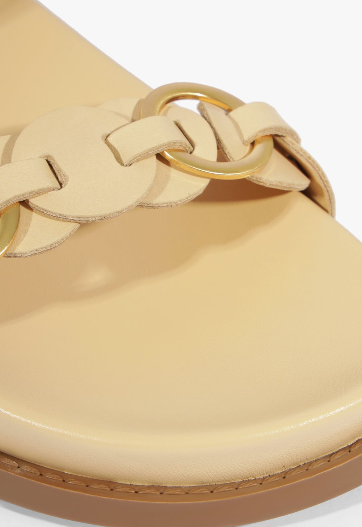 Selina Beige Leather Sporty Sandal - Women's Comfortable Casual Walking Shoes for Summer Outfits & Beach Vacations