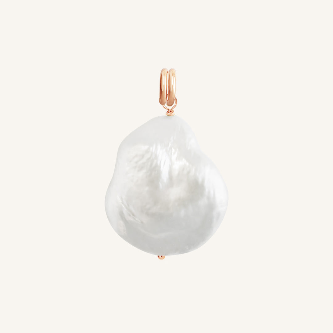 River Pearl Charm Stone of Potential - Natural Gemstone Jewelry for Spiritual Healing & Positive Energy - Perfect for Meditation, Yoga & Energy Work