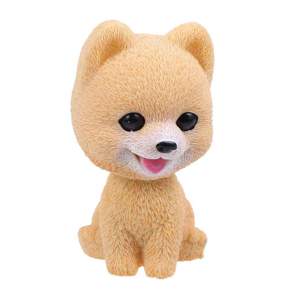 1pc Cute Resin Car Shaking Dog Bobblehead - Fun Office & Car Decor, Home & Hotel Accessory, Cake Topper - Perfect for Gifts, Dorm Room & Bar Decor