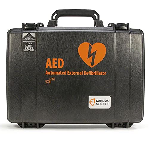 Cardiac Science 9157-004 Waterproof Hard Carry Case for AED Defibrillator - Perfect for Emergency Medical Kits, First Responders & Outdoor Safety Gear