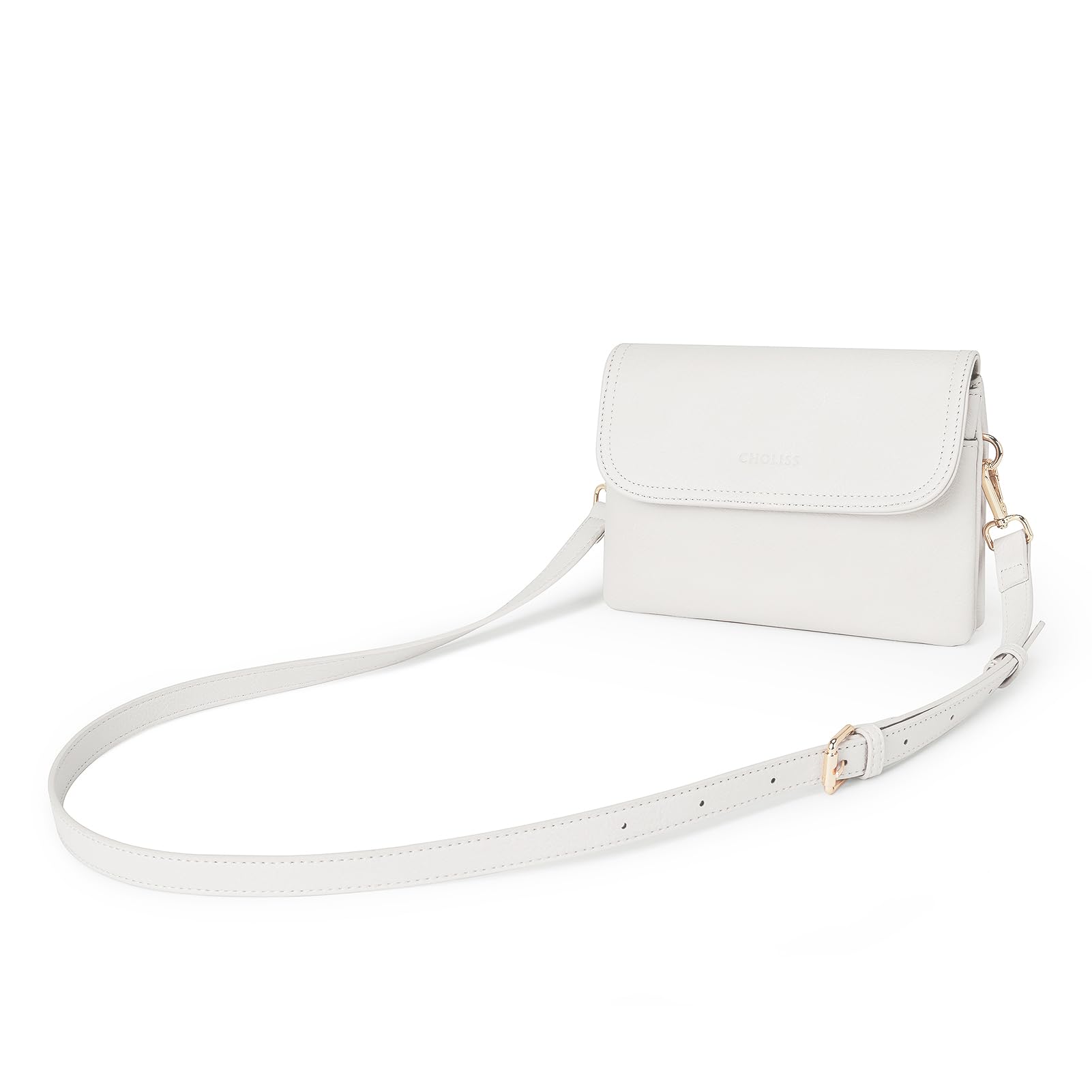 CHOLISS Vegan Leather Crossbody Bag for Women - Mini Travel Purse with Adjustable Strap | Perfect for Daily Use & Travel
