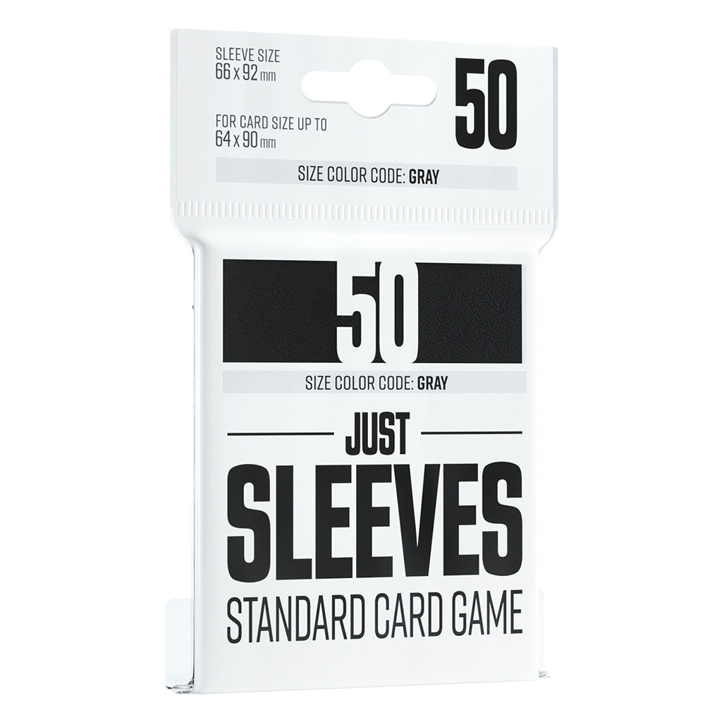 Just Sleeves Standard Card Game Sleeves - Black - Premium Protection for MTG, Pokemon & Trading Cards - Perfect for Game Nights & Collectors