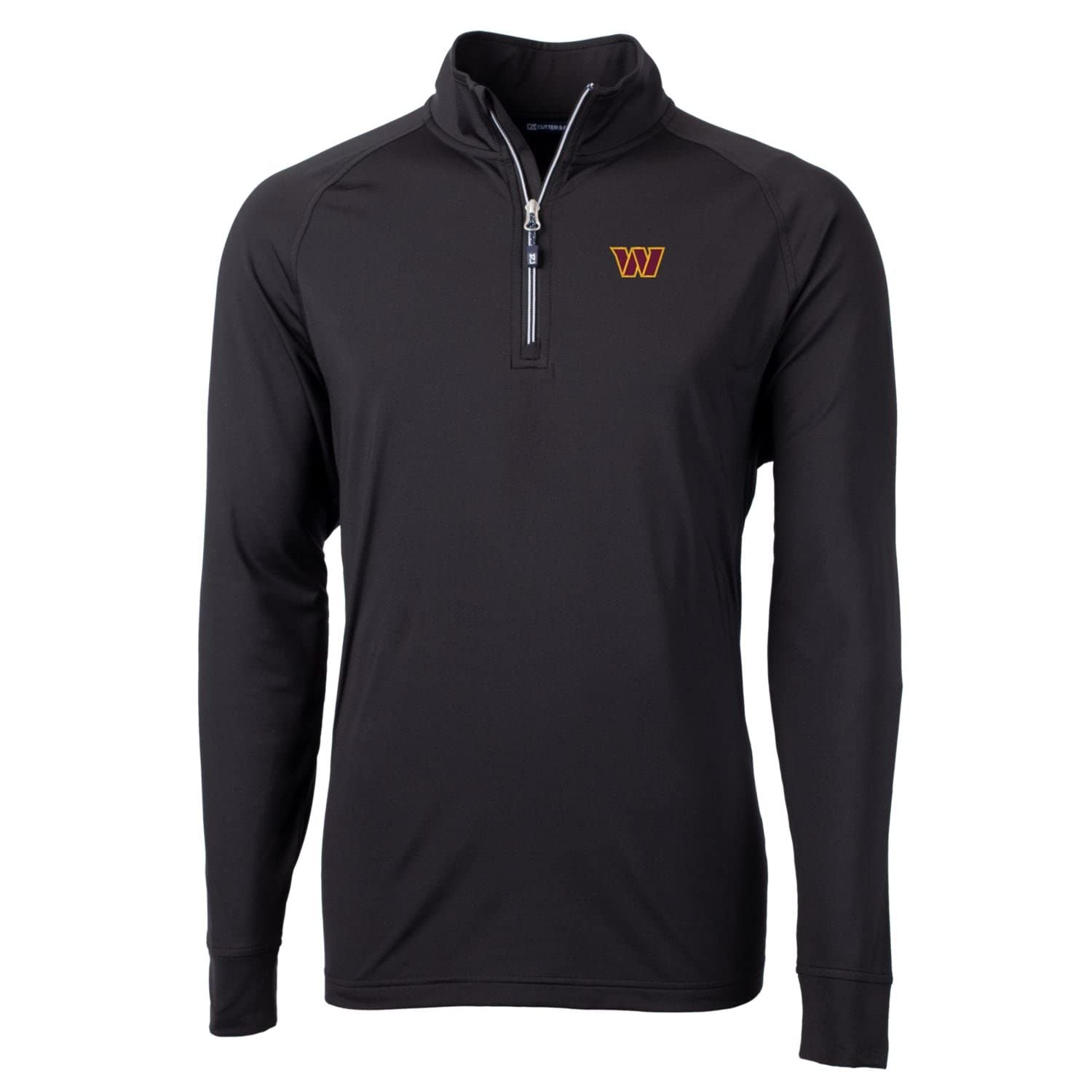 Cutter & Buck Men's NFL Adapt Eco Stretch Quarter-Zip Pullover Jacket - Lightweight Performance Jacket for Football Fans, Outdoor Activities & Casual Wear