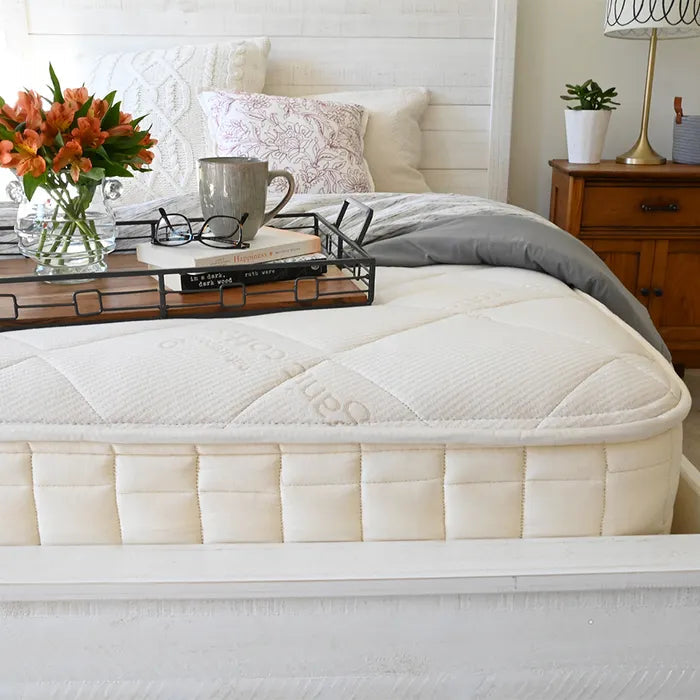 SERENADE Organic Luxury Mattress - Premium Natural Materials for Ultimate Comfort & Support | Perfect for Master Bedroom, Guest Room & Eco-Friendly Home Decor
