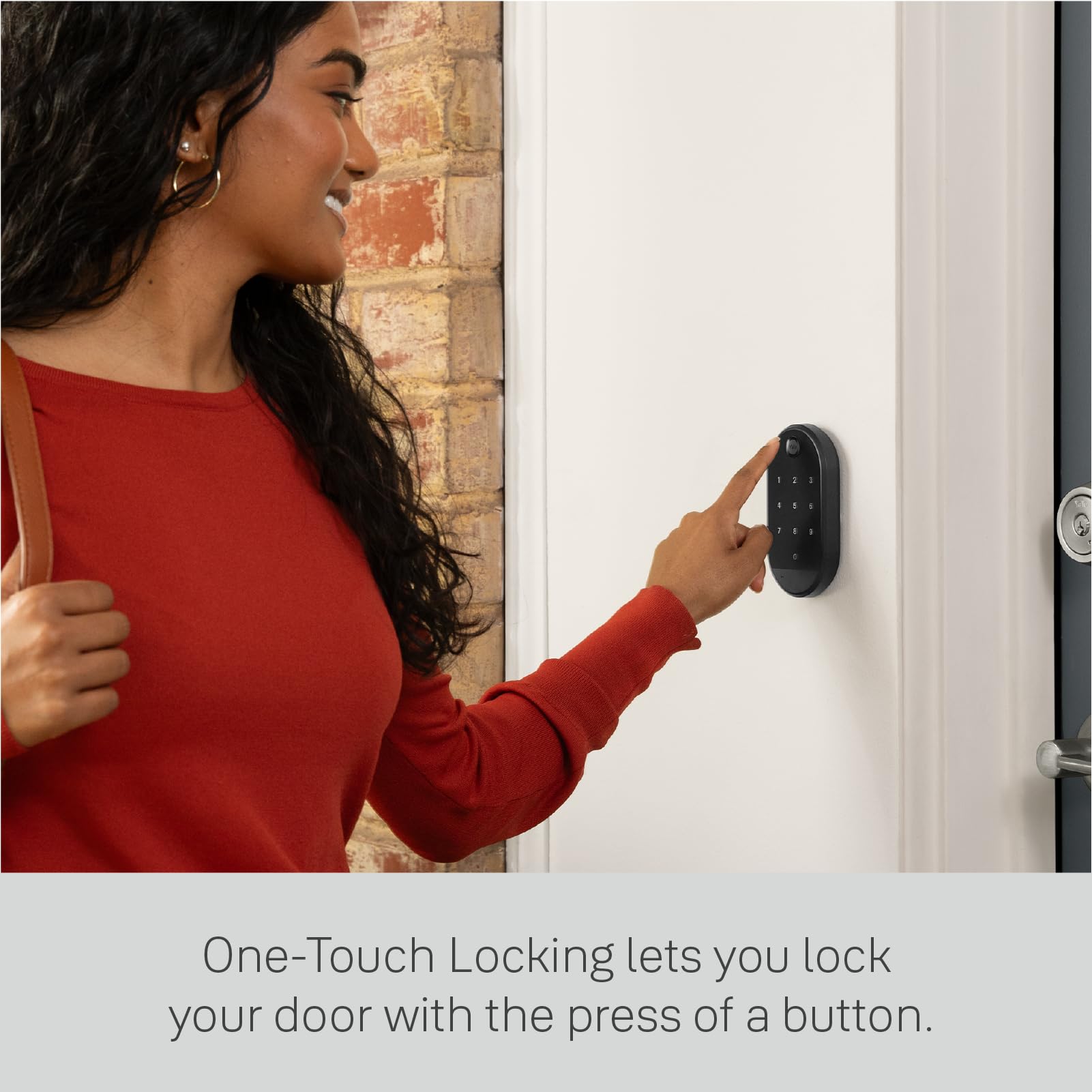 Yale Smart Bluetooth Keypad - Keyless Entry Keypad for Yale Approach & Wi-Fi Locks | Easy PIN Code Access & One-Touch Locking | Perfect for Home Security & Smart Door Locks