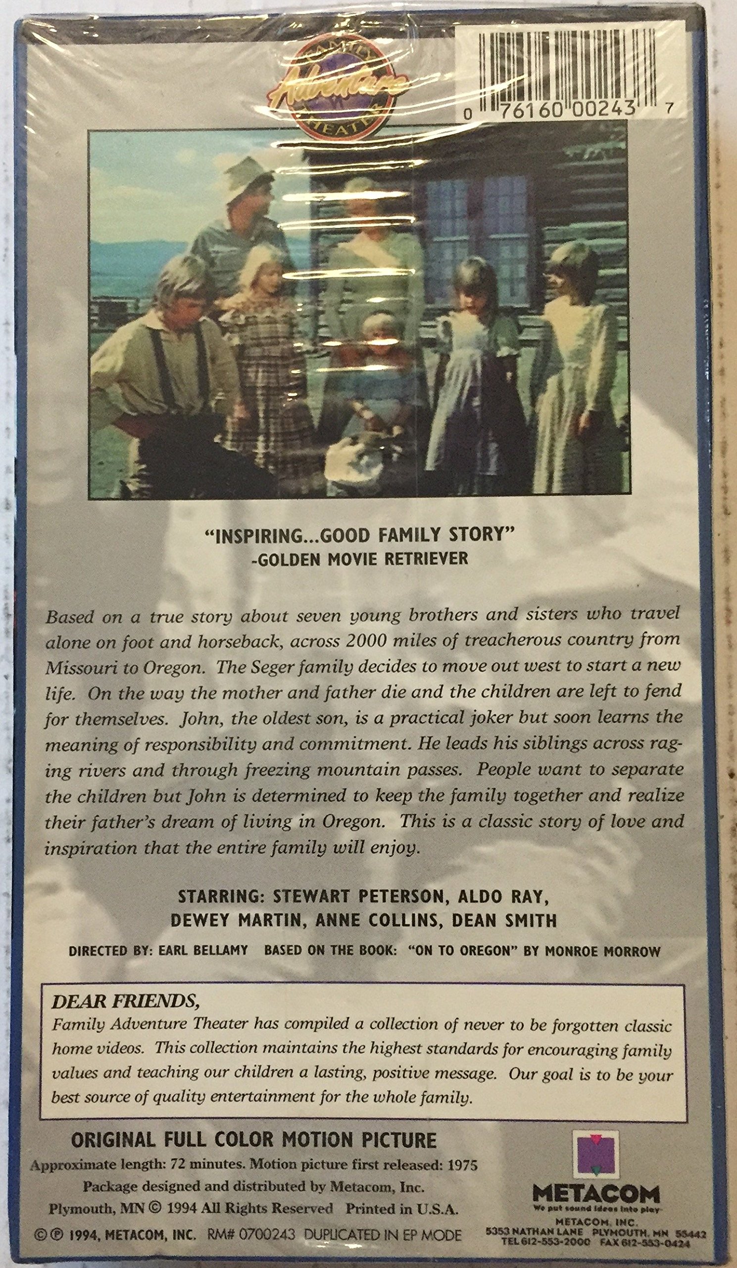 Seven Alone [VHS] - Classic Family Adventure Movie - Perfect for Movie Nights & Nostalgic Collectors