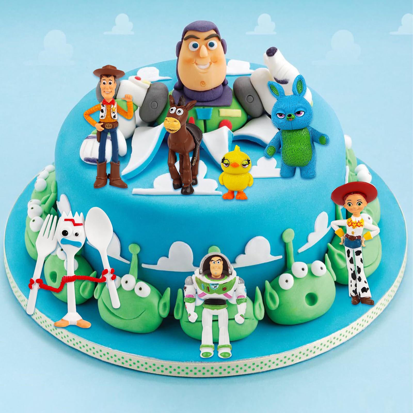 7-Piece Cake Topper Set - Cartoon Figures for Birthday Cake Decorations | Kids & Adult Party Supplies | Perfect for Birthday Cakes, Cupcakes, and Dessert Displays