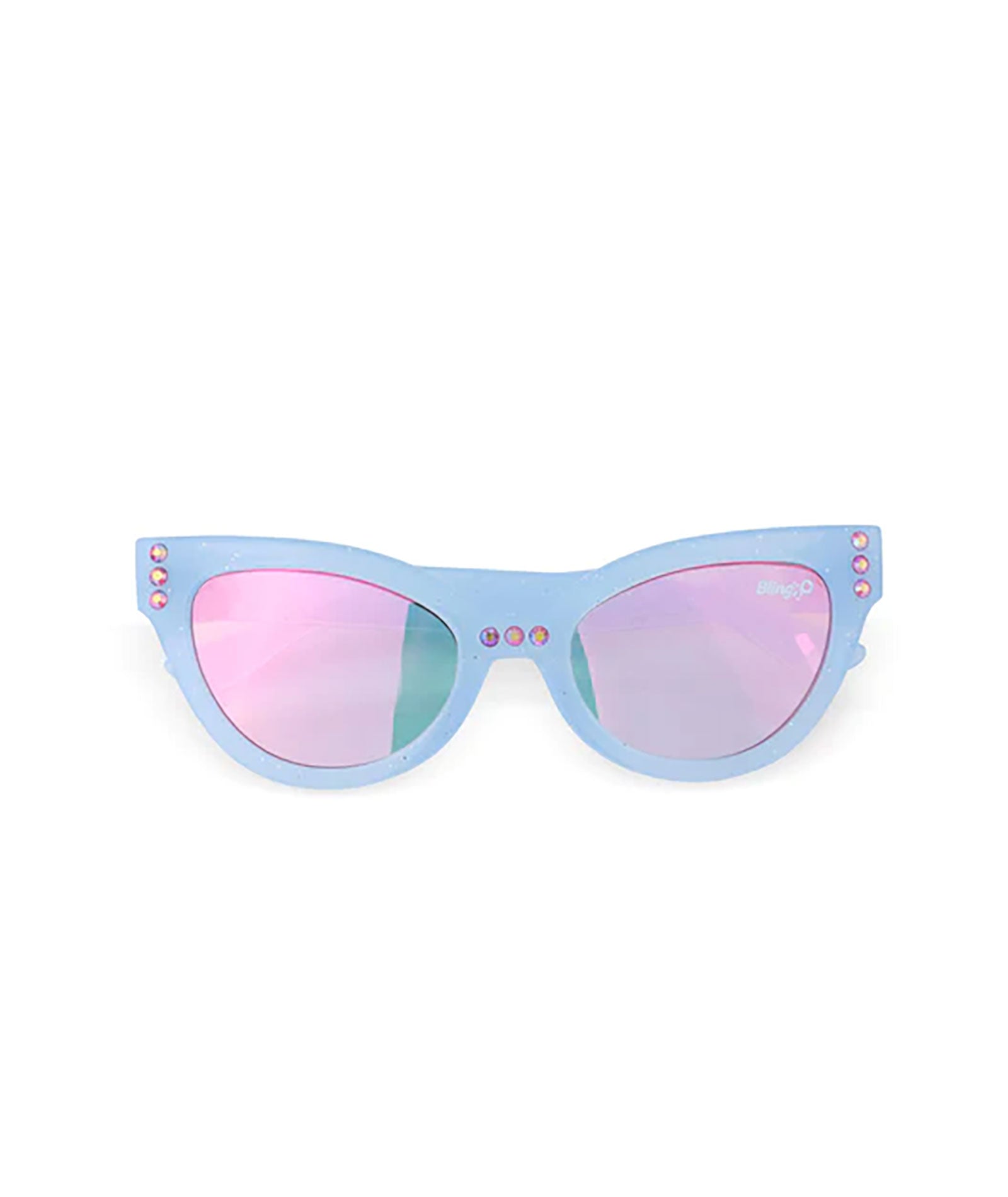 Bling2o Malibu Beach Bay Blue Sunglasses for Women - Polarized UV Protection - Stylish Retro Aviator Shades for Summer, Travel & Outdoor Activities