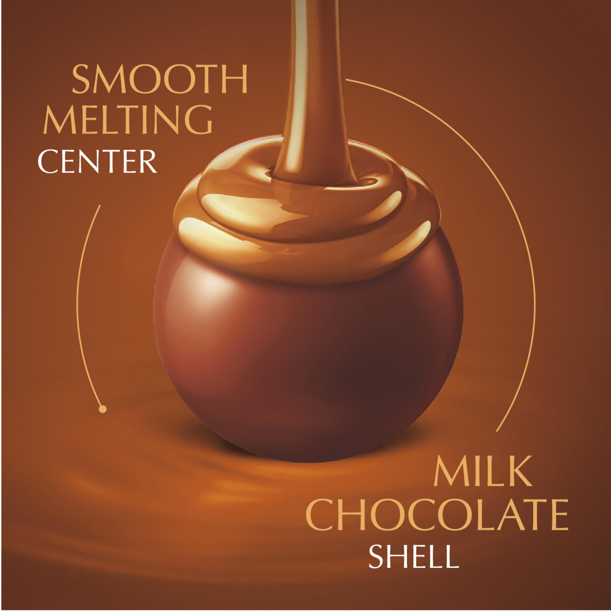 Lindt LINDOR Almond Butter Milk Chocolate Truffles - Creamy Almond Filling in Smooth Milk Chocolate - 60 Count (25.4 oz) - Perfect for Gifts, Parties & Sweet Treats