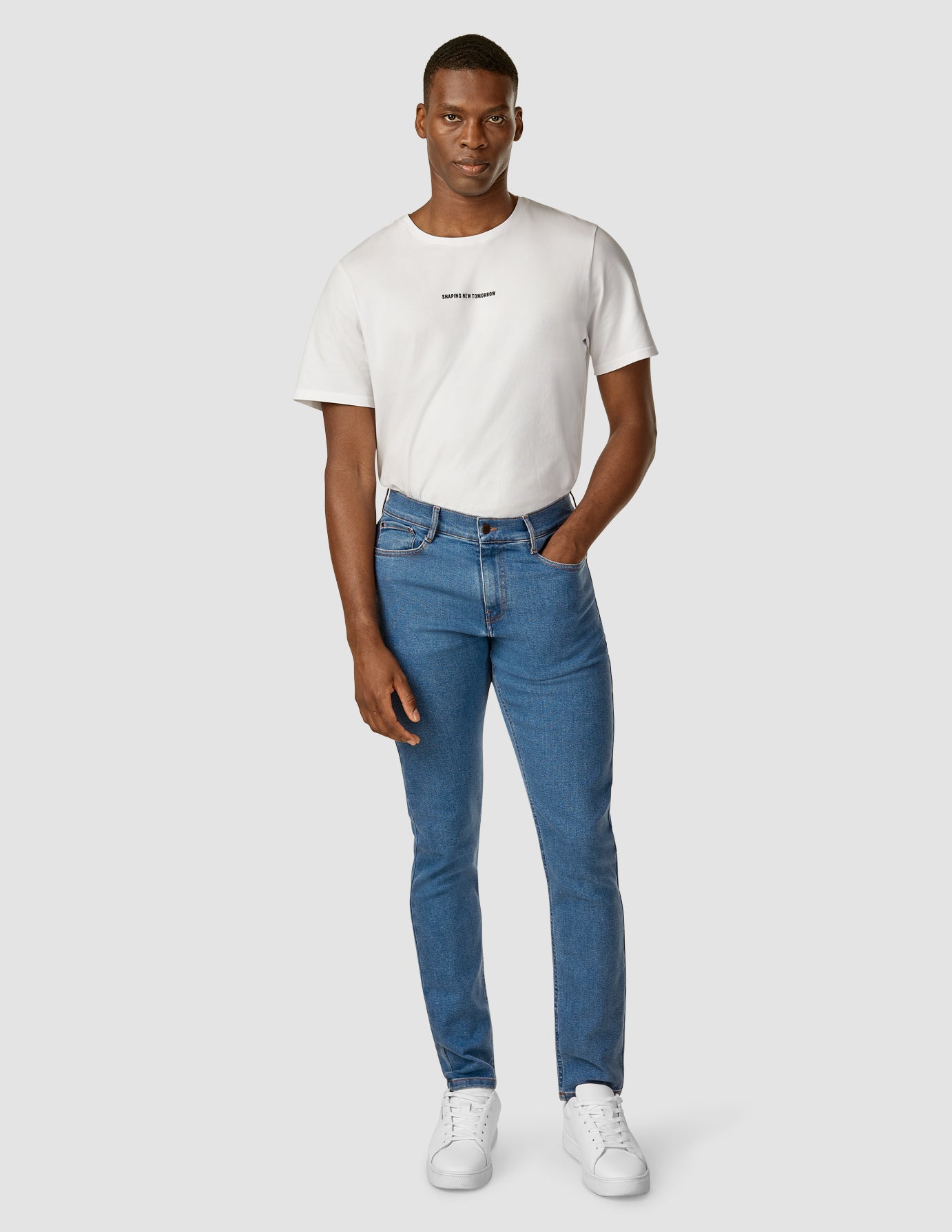 Classic Slim Fit Light Blue Jeans for Men & Women - Perfect for Casual Wear, Date Night & Everyday Outfits