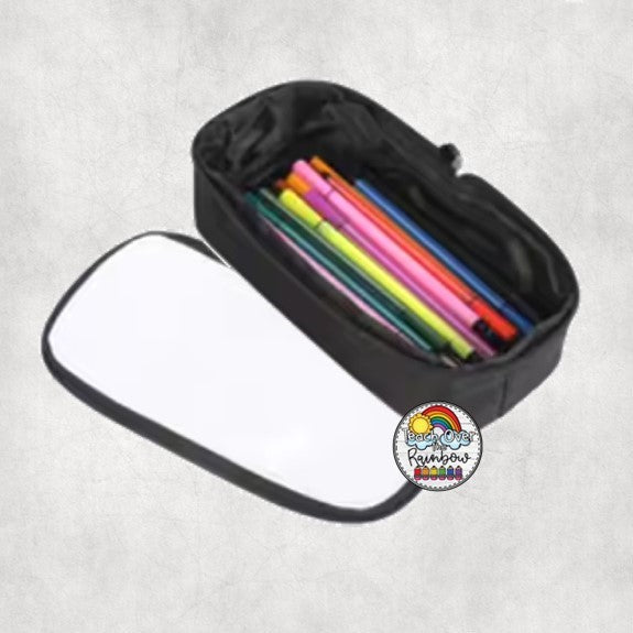 Premium Yellow Pencil Case - Small Pencil Pouch for School, Office & Travel - Durable Zippered Stationery Organizer for Pens, Markers & Art Supplies
