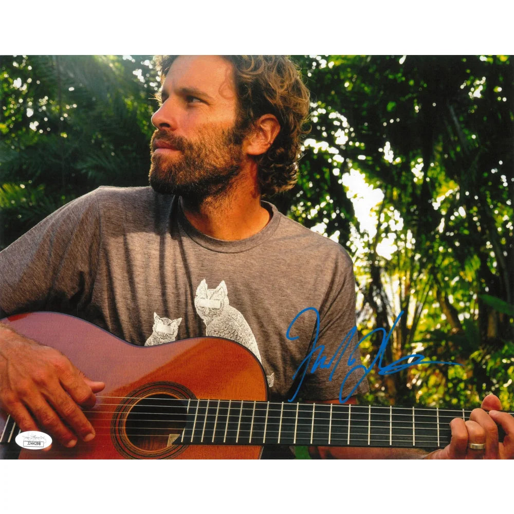 Jack Johnson Hand Signed 11x14 Photo with JSA COA - Authentic Autograph of Famous Singer & Musician - Perfect for Collectors, Fans, and Music Memorabilia Displays