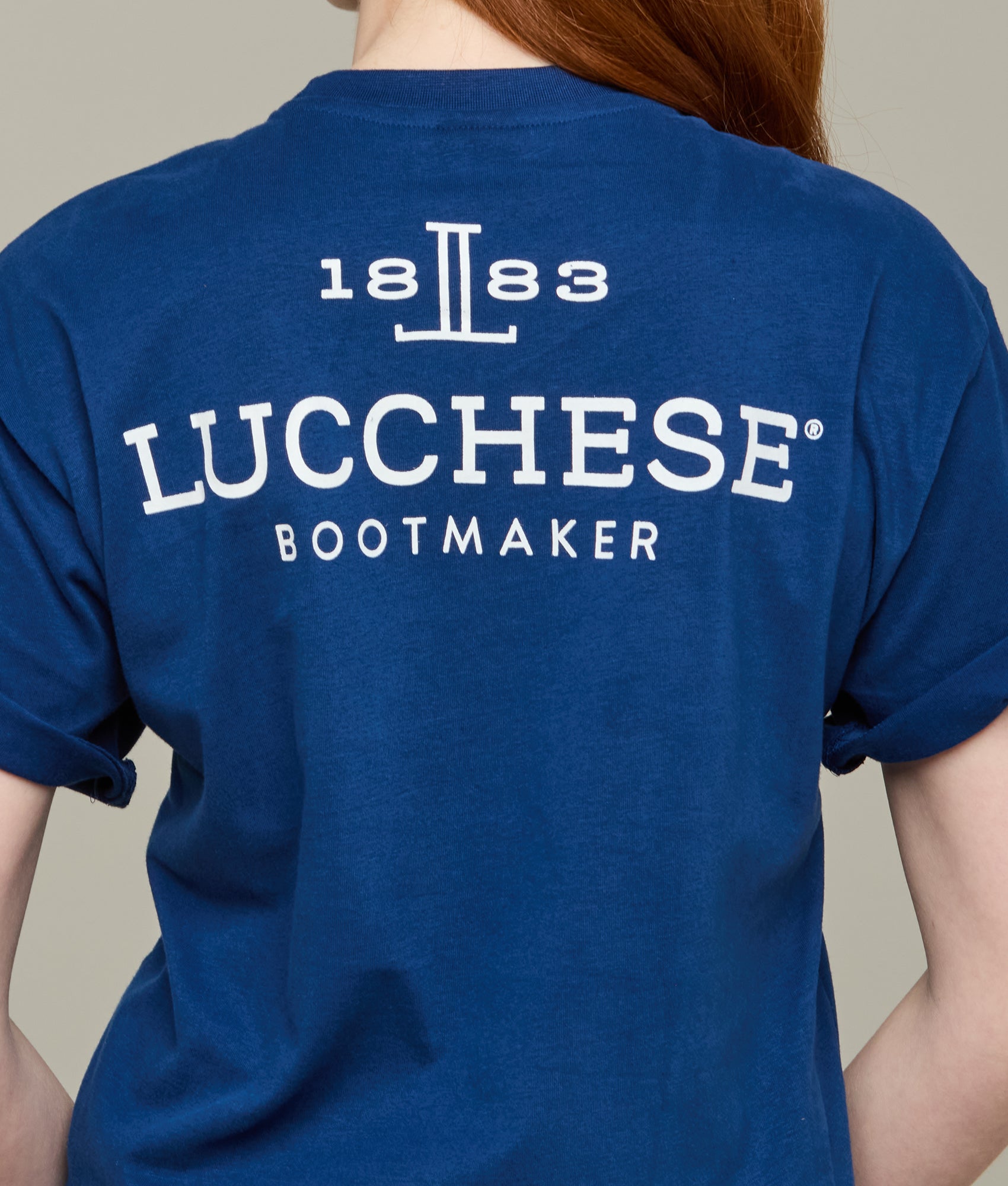 Lucchese Navy Bootmaker Tee - Premium Quality Men's Western Shirt for Cowboy & Ranch Wear | Perfect for Rodeo, Country Music Festivals & Outdoor Adventures