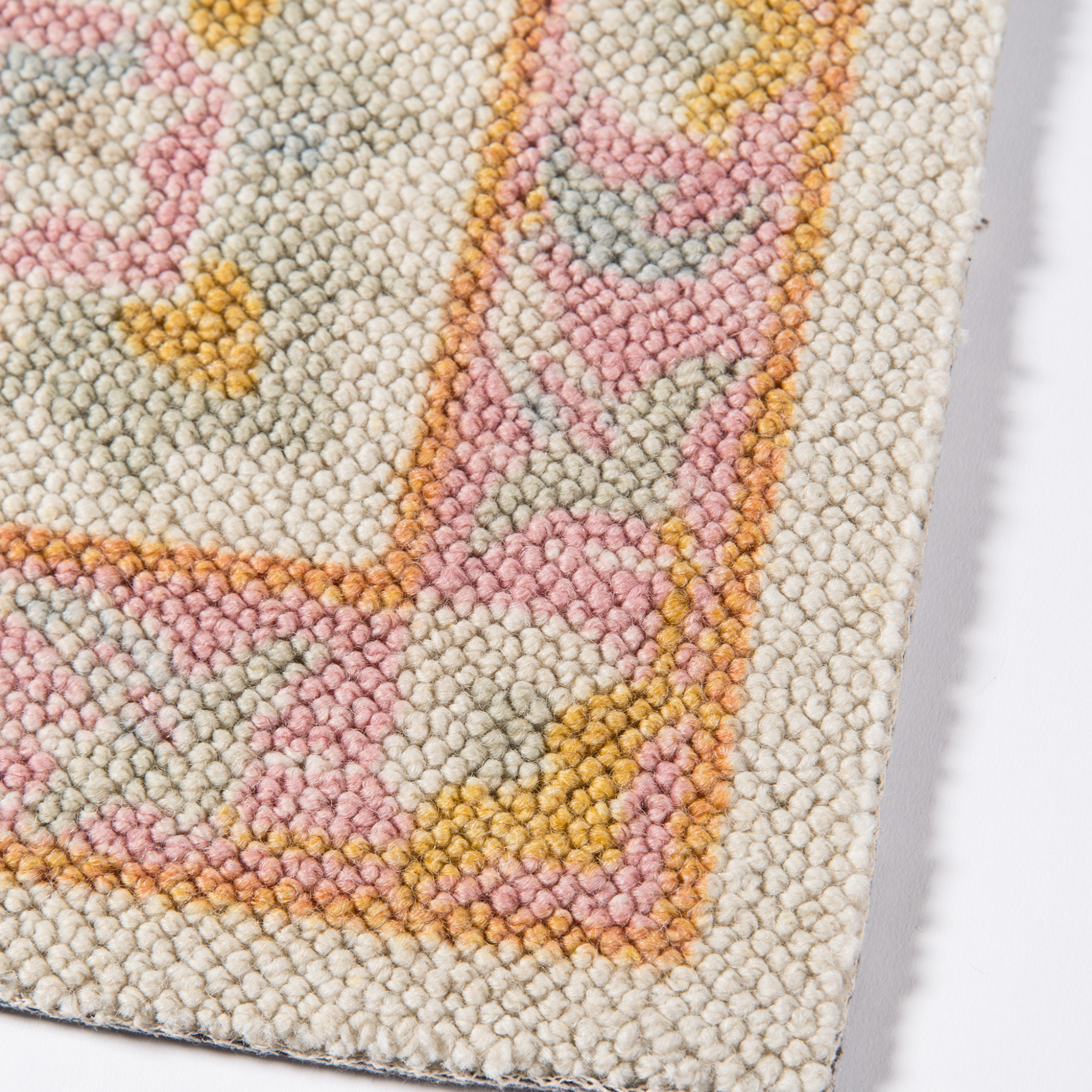 Ana Pink Wool Area Rug - Soft & Durable Handmade Wool Rug for Living Room, Bedroom, or Nursery - Perfect for Cozy Home Decor