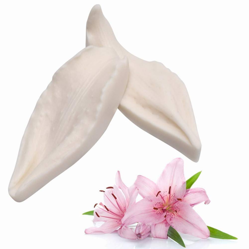 Fondant Flower Tools for Cake Decorating - Leaf & Petal Veining Molds | Bakery & DIY Wedding Cakes