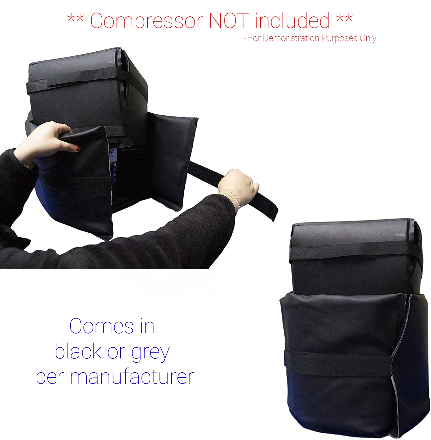 68-25217-13 Compressor Sound Blanket Enclosure 12x12x19 - Noise Reduction Cover for Air Compressors - Workshop & Garage Use