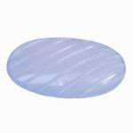 Natural American Blue Chalcedony Cabochon - Oval Carved Gemstone (20x13mm, 26x17mm, 31x21mm, 40x26mm) | Top Quality USA Mined Stone | Jewelry Making, Wire Wrapping & Crystal Healing Supplies