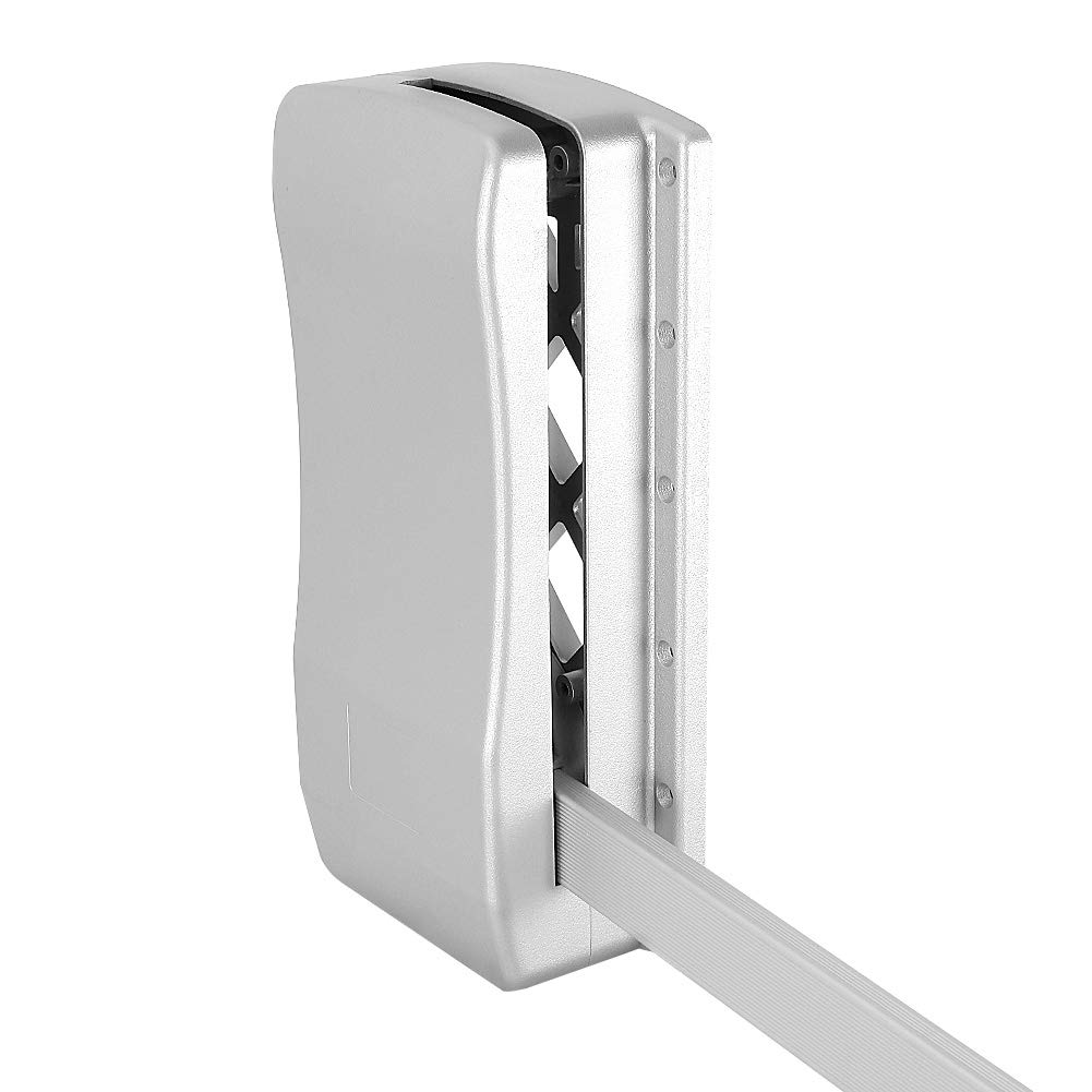 Adjustable Aluminum Pull Down Closet Rod - Space Saving Wardrobe Hanger Rail for Hanging Clothes (600-830mm) - Perfect for Small Closets, Apartments & Dorm Rooms