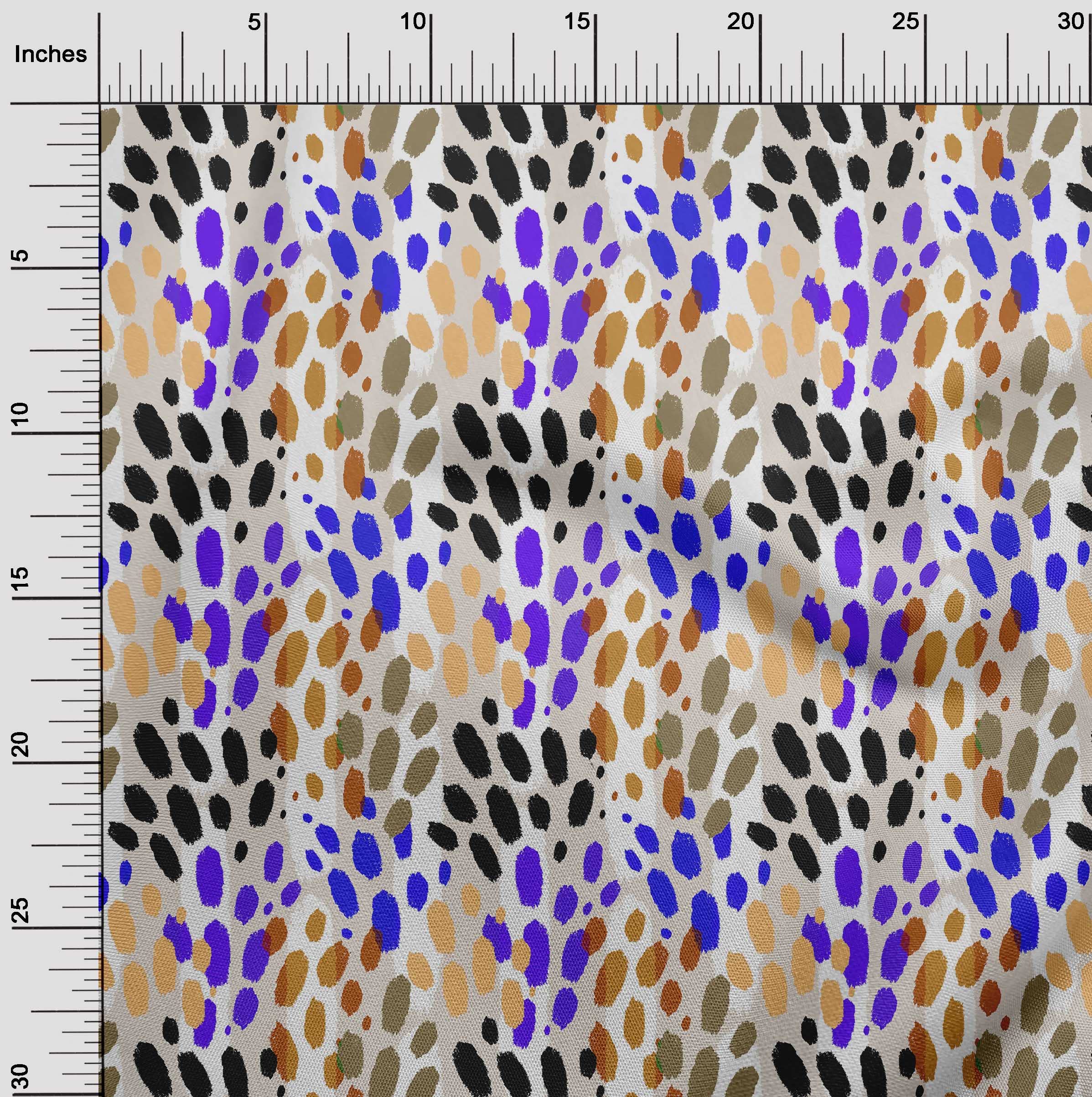 Premium Cotton Silk Blend Dusty Pink Animal Print Fabric by The Yard - 42 Inch Wide Material for Dresses, Skirts & DIY Fashion Projects