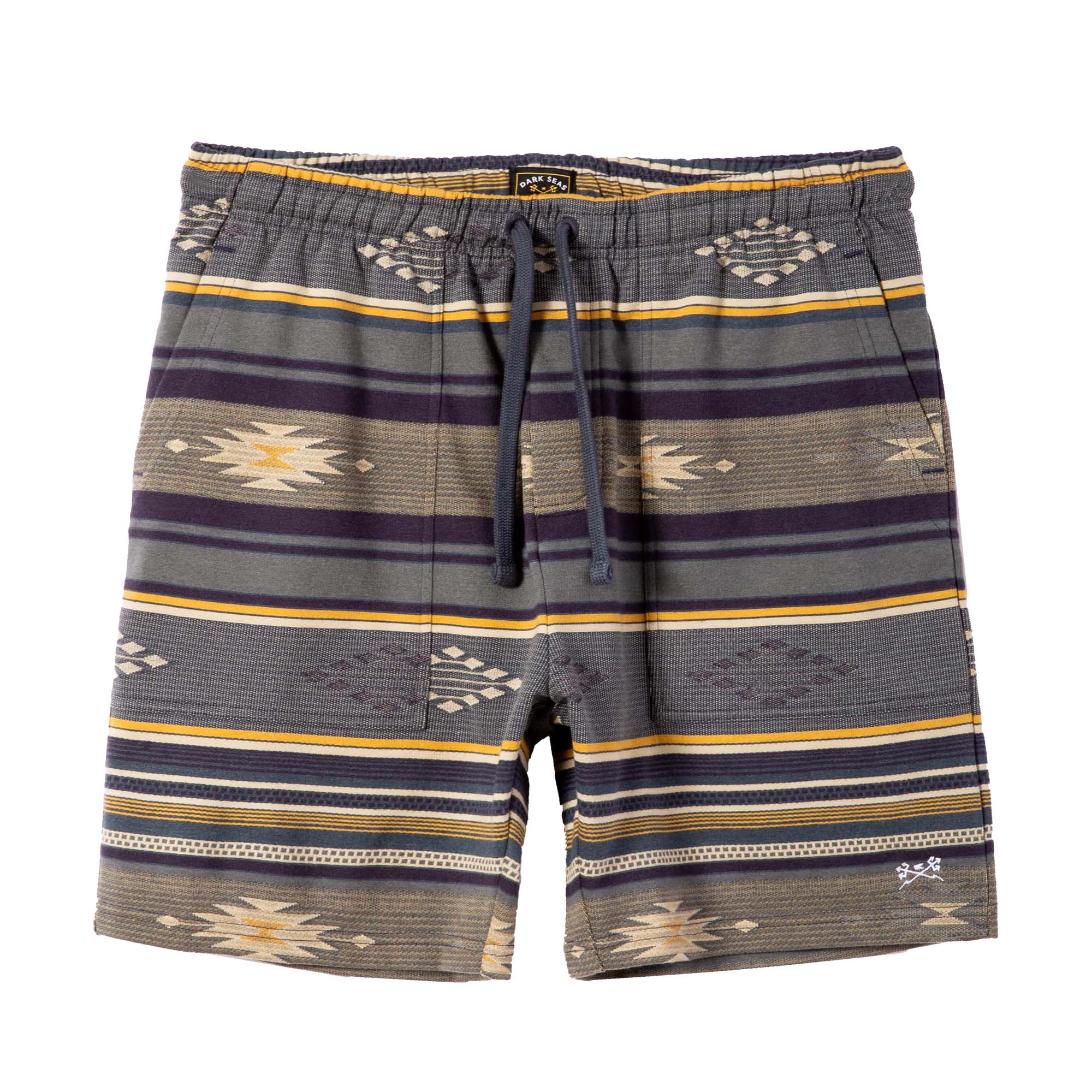 Dark Seas Cyrus Men's Quick-Dry Walk Shorts - Navy Blue Comfortable Casual Shorts for Hiking, Travel & Outdoor Activities