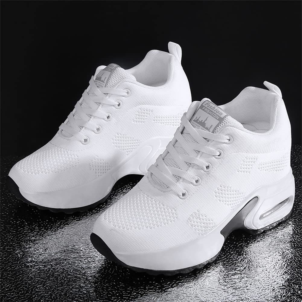 Women's Breathable Mesh Walking Shoes - Lightweight Casual Running Jogging Tennis Shoes for Work, Travel & Outdoor Activities