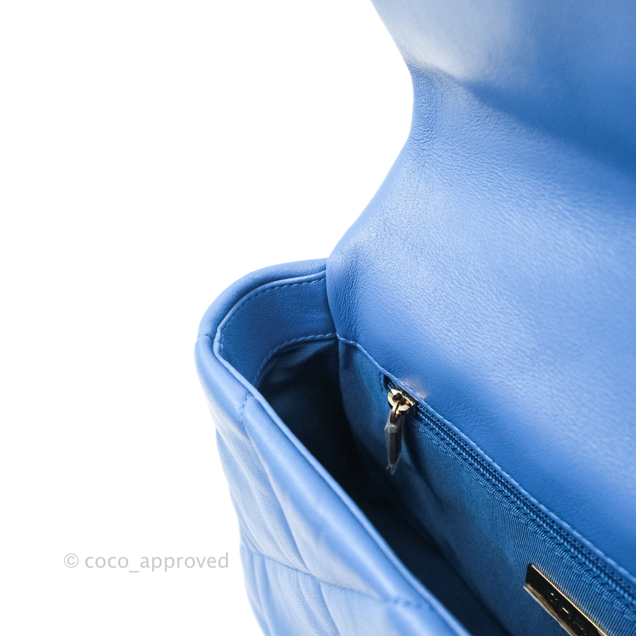 Chanel 19 Small Handbag in Blue with Mixed Hardware - Luxury Crossbody Bag for Women, Perfect for Date Night & Evening Events