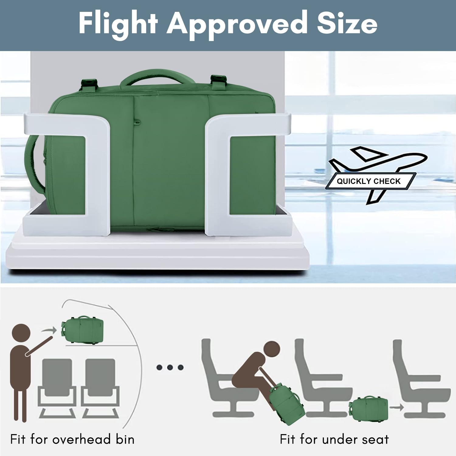TSA Approved Travel Backpack with USB Port - Carry On for Women & Men - Perfect for Air Travel & Commuting
