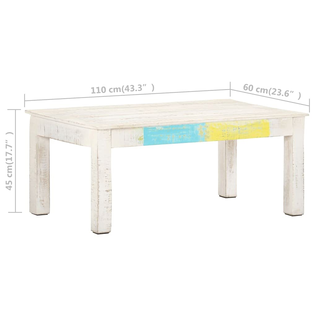 Modern Rectangle Coffee Table for Living Room - 43.3