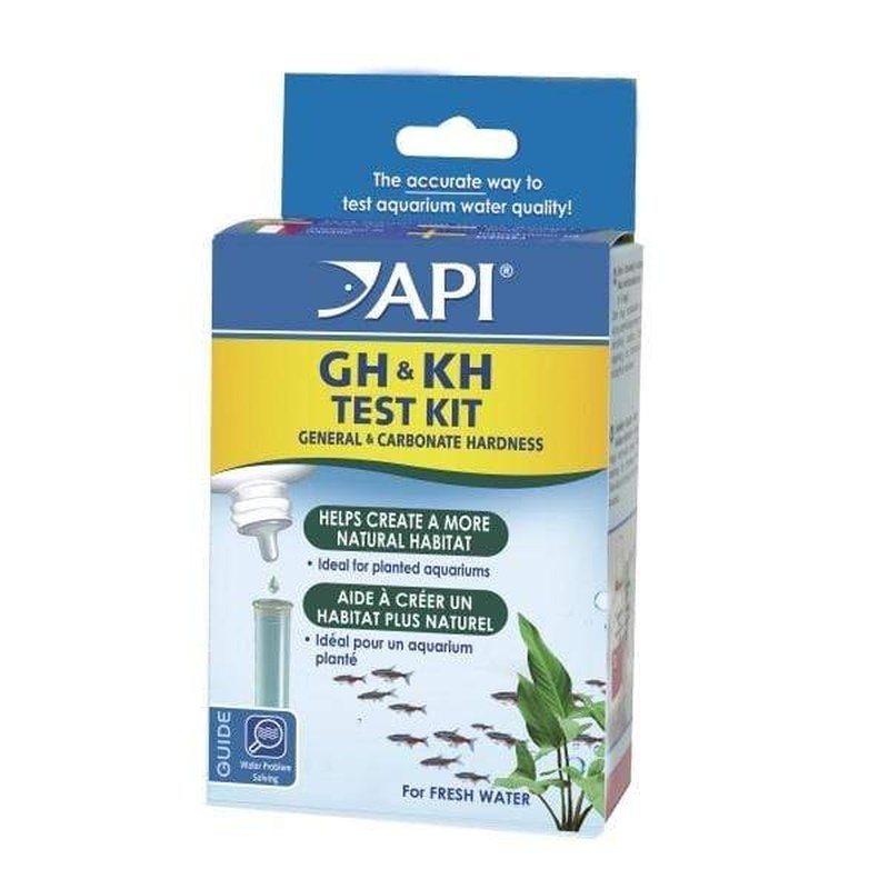 API Freshwater Aquarium Test Kit - GH & KH Water Hardness Test Strips for Fish Tanks, Ponds | Monitor General Hardness & Carbonate Levels for Healthy Fish & Plants
