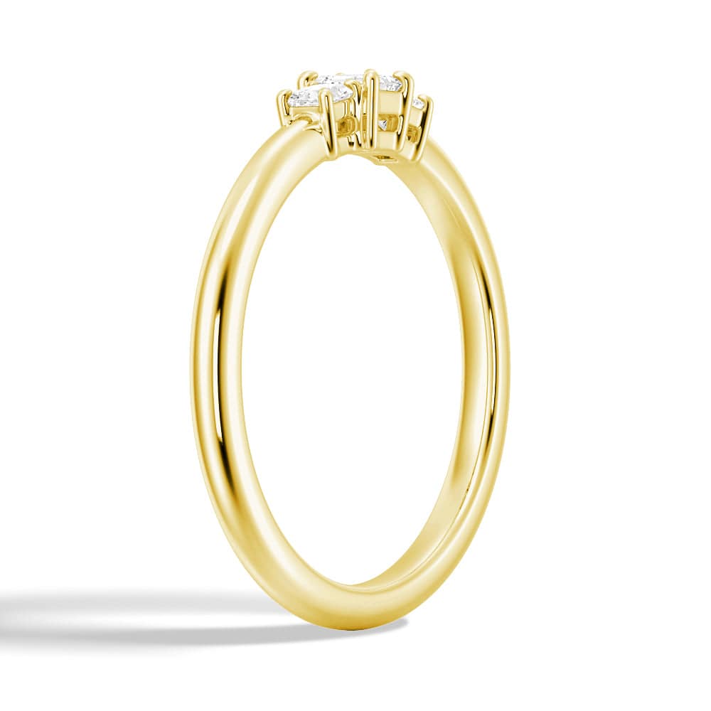 True Love Emerald Cut Lab Grown Diamond Promise Ring for Women - 1 Carat Engagement Wedding Band, Ethical & Conflict-Free - Perfect for Proposals, Anniversaries & Special Occasions