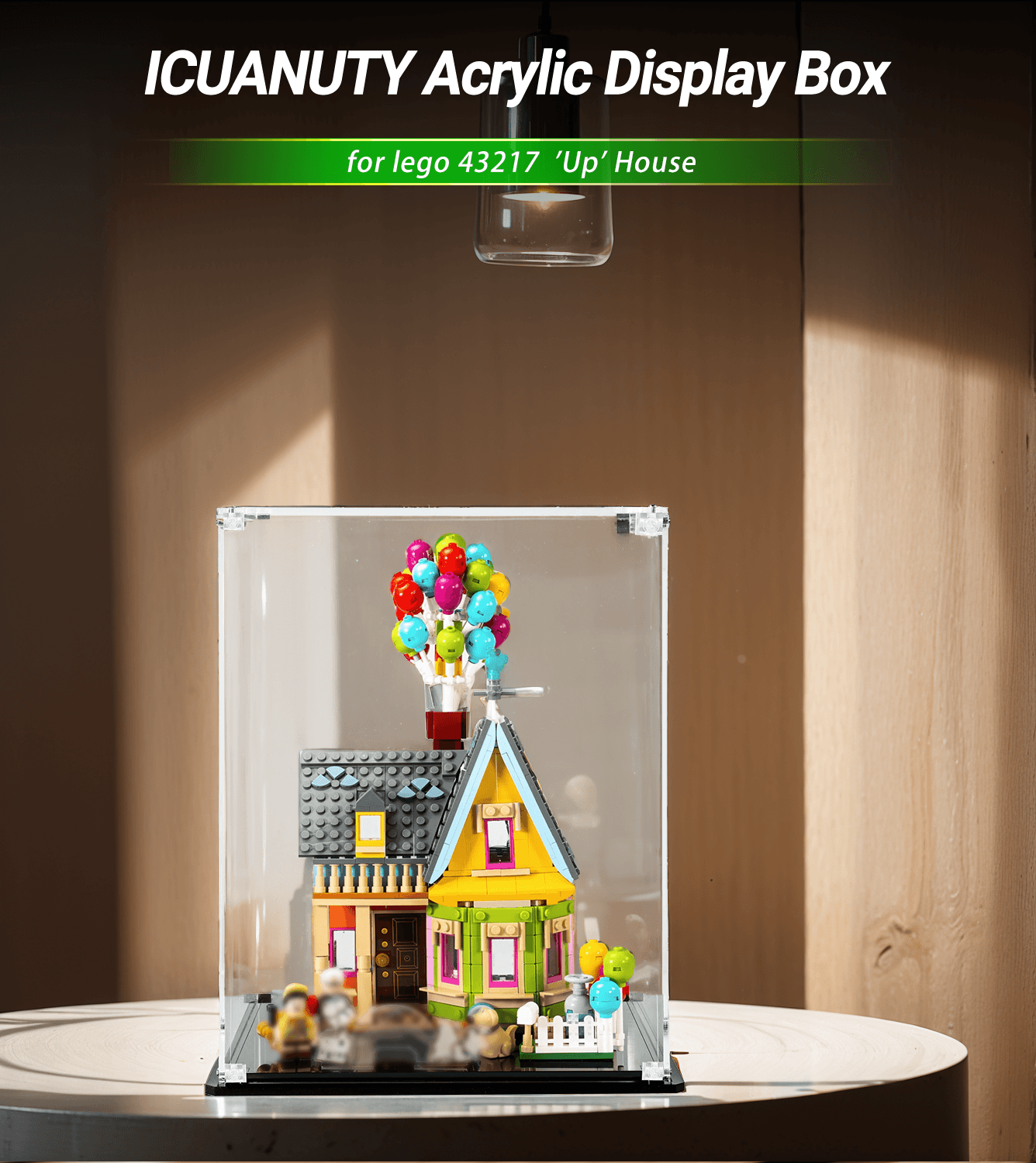 LEGO Disney 'Up' House 43217 Display Case - Clear Acrylic Protection for Collectible Building Set - Perfect for Showcase, Dust Protection & Home Decoration