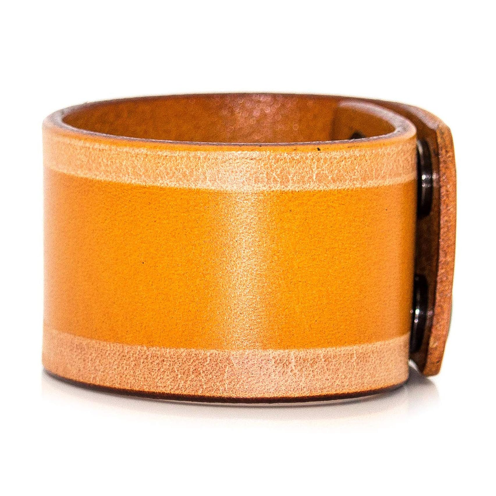 Punk Rock Adjustable Snap Wristband - Wide Faux Leather Arm Cuff Bracelet with Print Pattern | Perfect for Concerts, Music Festivals & Gothic Fashion Accessories