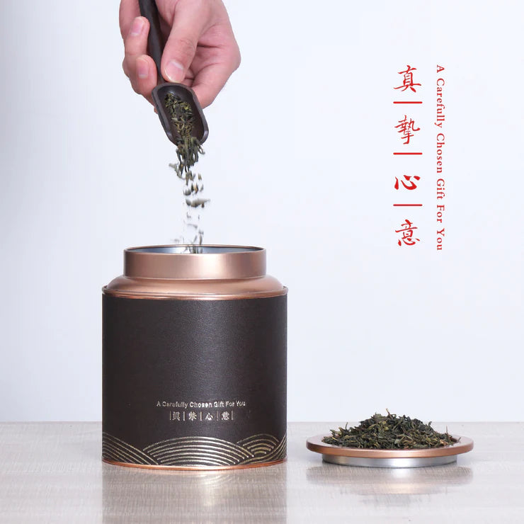 Premium Loose Leaf PuEr Tea - Authentic Old Village Raw PuErh Tea in Gift Tin | Traditional Chinese Tea for Relaxation, Meditation & Gifting