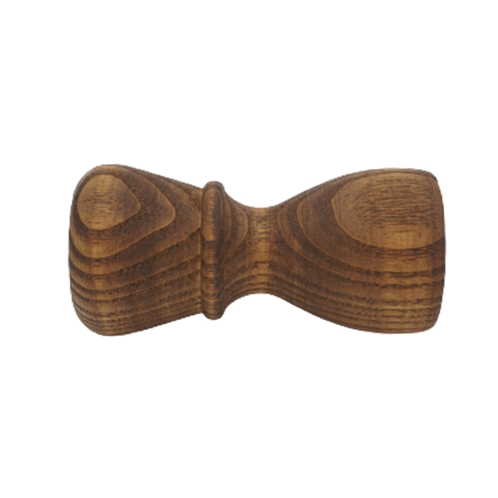 Premium Rustic Brown Wood Shaving Brush Handle - FSC Certified Wood for 24mm & 26mm Knots - Perfect for Wet Shaving & Beard Grooming at Home or Travel