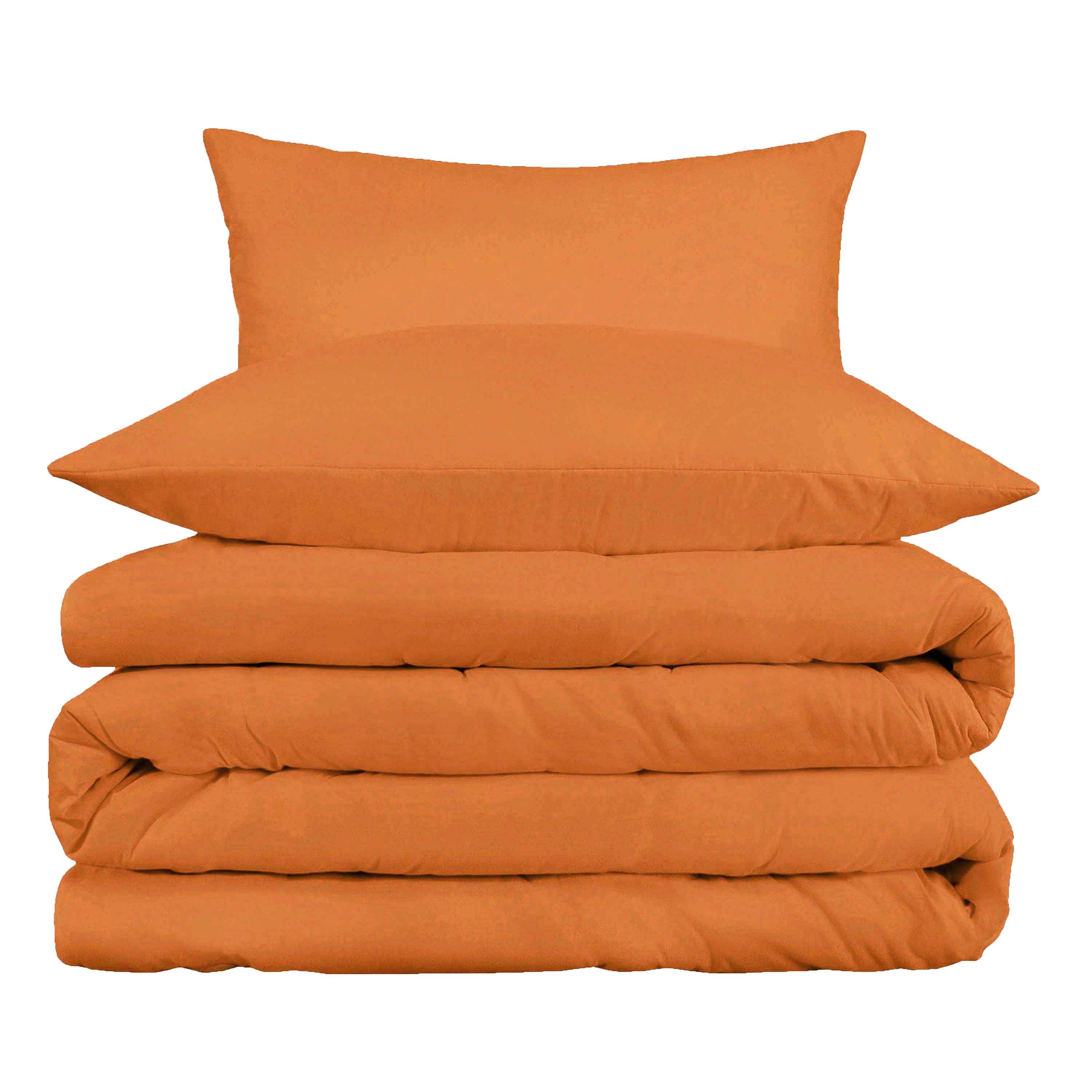 Luxury 800 Thread Count Cotton Blend 3-Piece Duvet Cover Set - Soft & Breathable Bedding for Master Bedroom, Guest Room, or Dorm