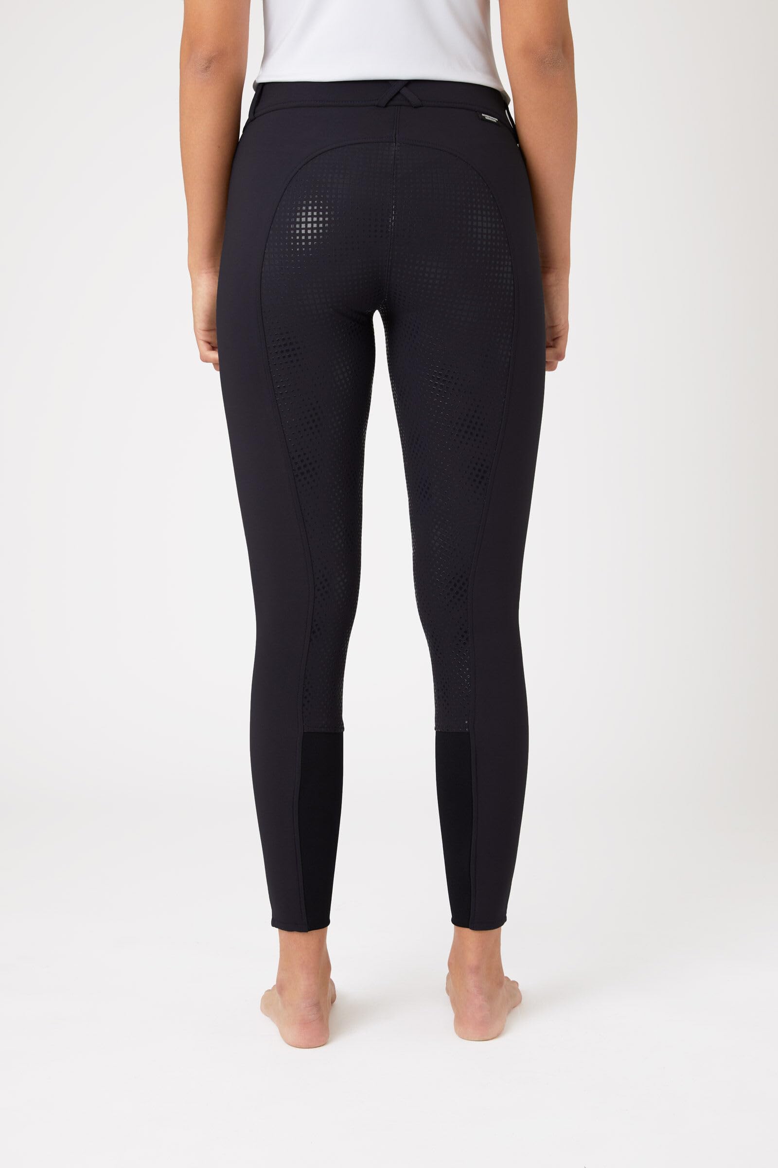 Horze Grand Prix Kids Silicone Full Seat Breeches - Comfortable Equestrian Riding Pants for Young Riders - Perfect for Horseback Riding Lessons & Competitions