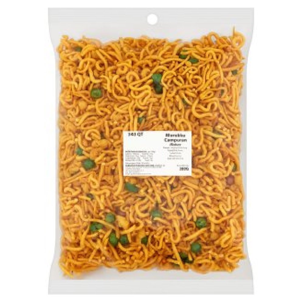 Kian Hin Crunchy Peanut Snacks 400g/450g/480g (Muruku Mixture 380g, 6 Pack) - Perfect for Parties, Travel & Asian Snack Lovers