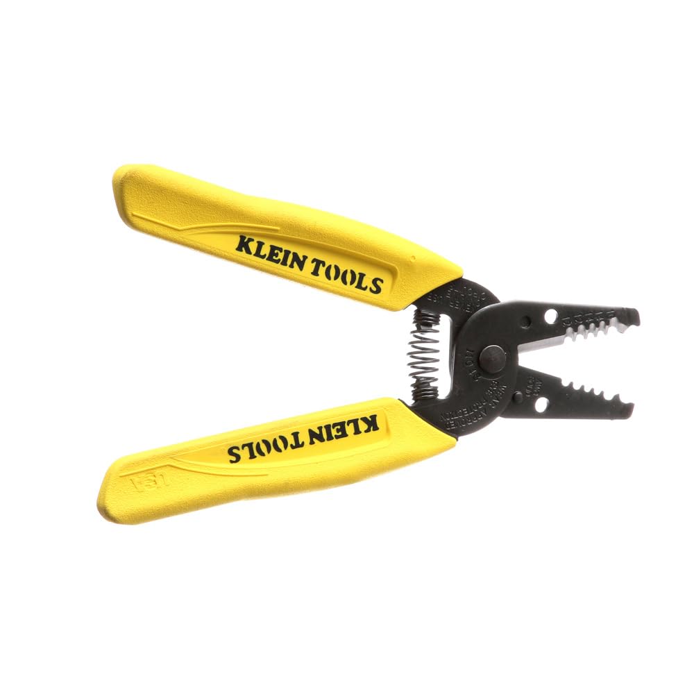 Klein Tools 11048 Wire Stripper Cutter - Solid Wire, USA Made - for Electricians & DIY