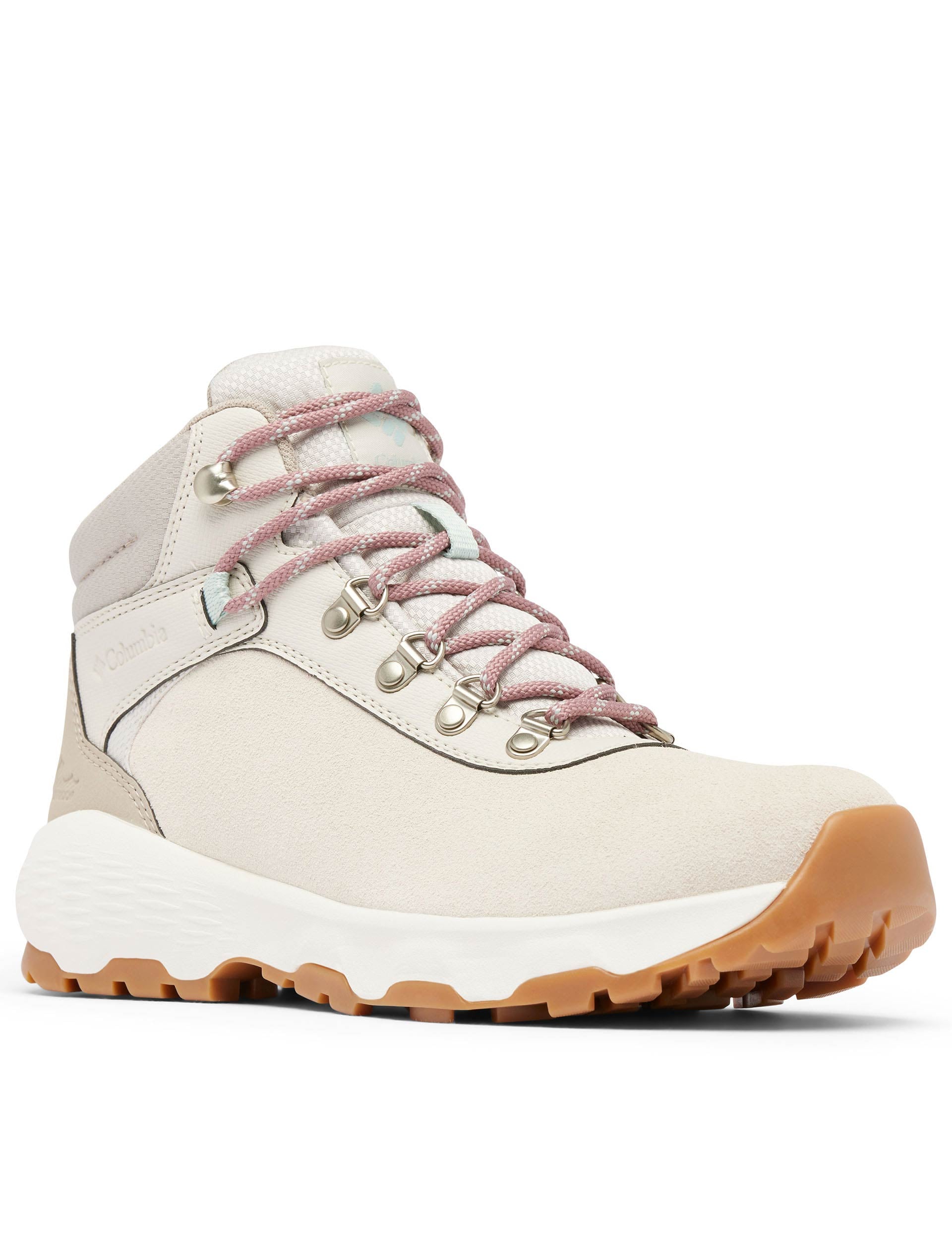Newton Wander Waterproof Hiking Boots for Men & Women - Lightweight Comfortable Outdoor Trekking Shoes - Cloud Grey/Cool Green - Perfect for Hiking, Camping, and Trail Adventures