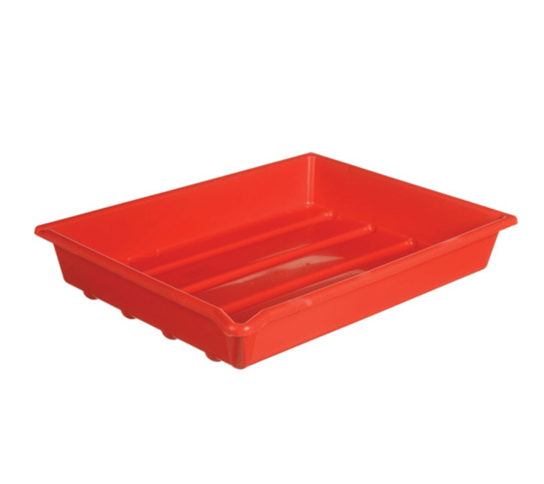 Paterson 12x16 Inch Darkroom Developing Tray - Durable Plastic for Film & Photo Processing (Red) - Perfect for Home Darkrooms & Photography Studios