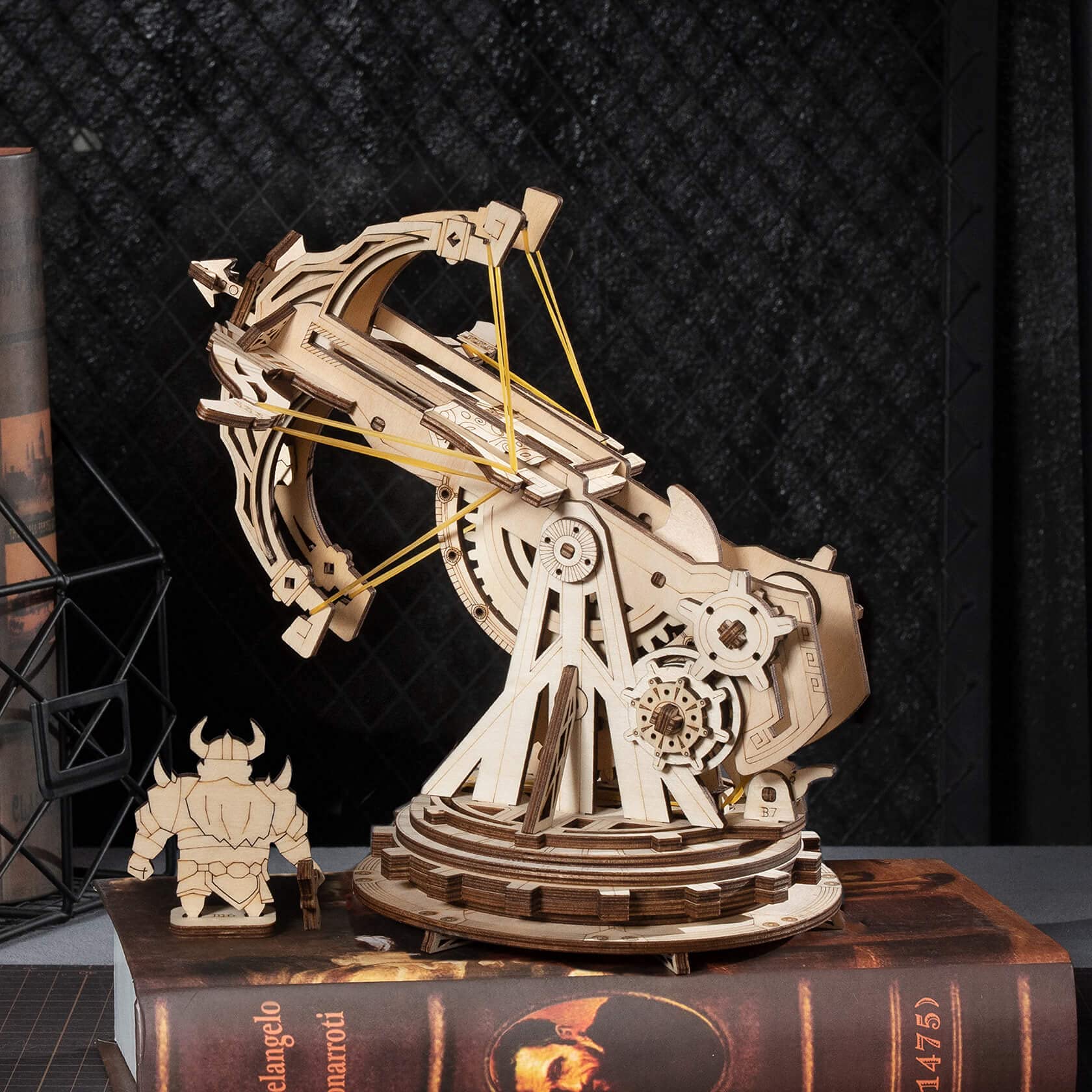 ROKR 3D Wooden Puzzle for Adults & Teens - Adventure Theme Model Building Kit with Launcher, Telescope & Treasure Box - STEM Educational Toy for Boys & Girls - Perfect for DIY Projects, Home Decor & Gift Giving