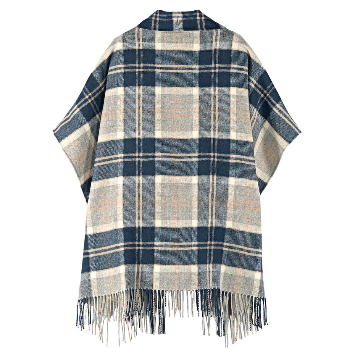 Robyn Bannockbane Grey Tartan Lambswool Jacket for Women - Classic Scottish Wool Coat for Fall & Winter - Perfect for Outdoor Adventures and Casual Wear