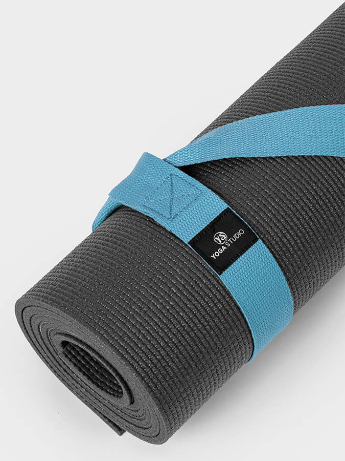 Organic Cotton Yoga Mat Strap Carrier for Yoga Studio - Premium Yoga Mat Holder with Adjustable Shoulder Strap - Perfect for Yoga Class, Gym, Travel & Outdoor Workouts