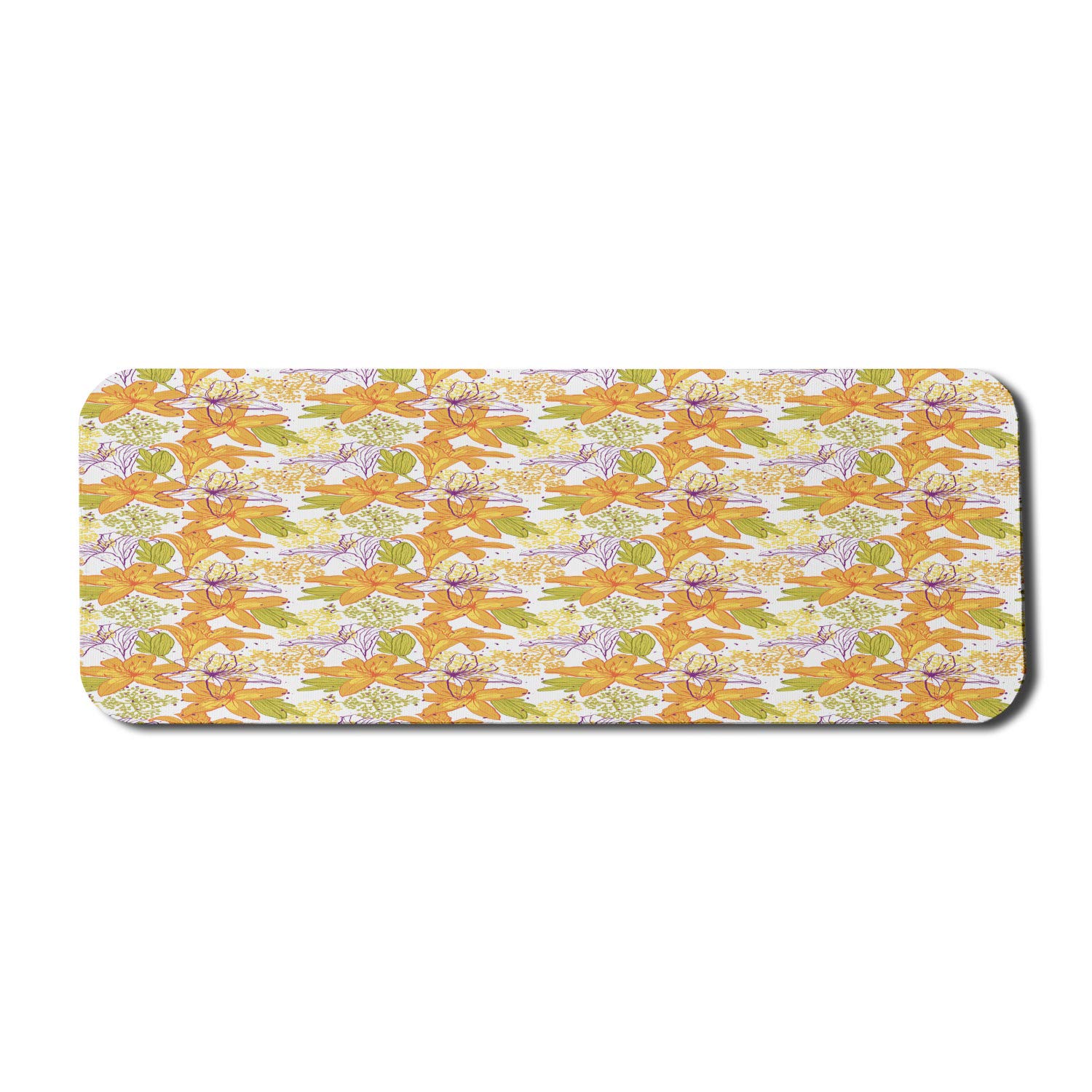 Ambesonne Floral Computer Mouse Pad - Large 31