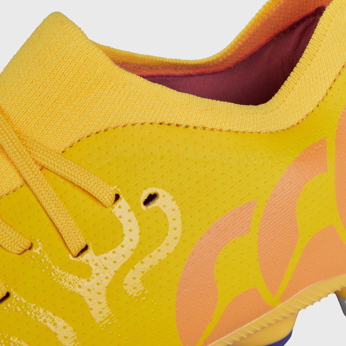Canterbury Speed Infinite Pro SG Rugby Boots for Men - High-Performance Soccer Cleats in Amber Yellow - Perfect for Rugby Matches and Training on Soft Ground
