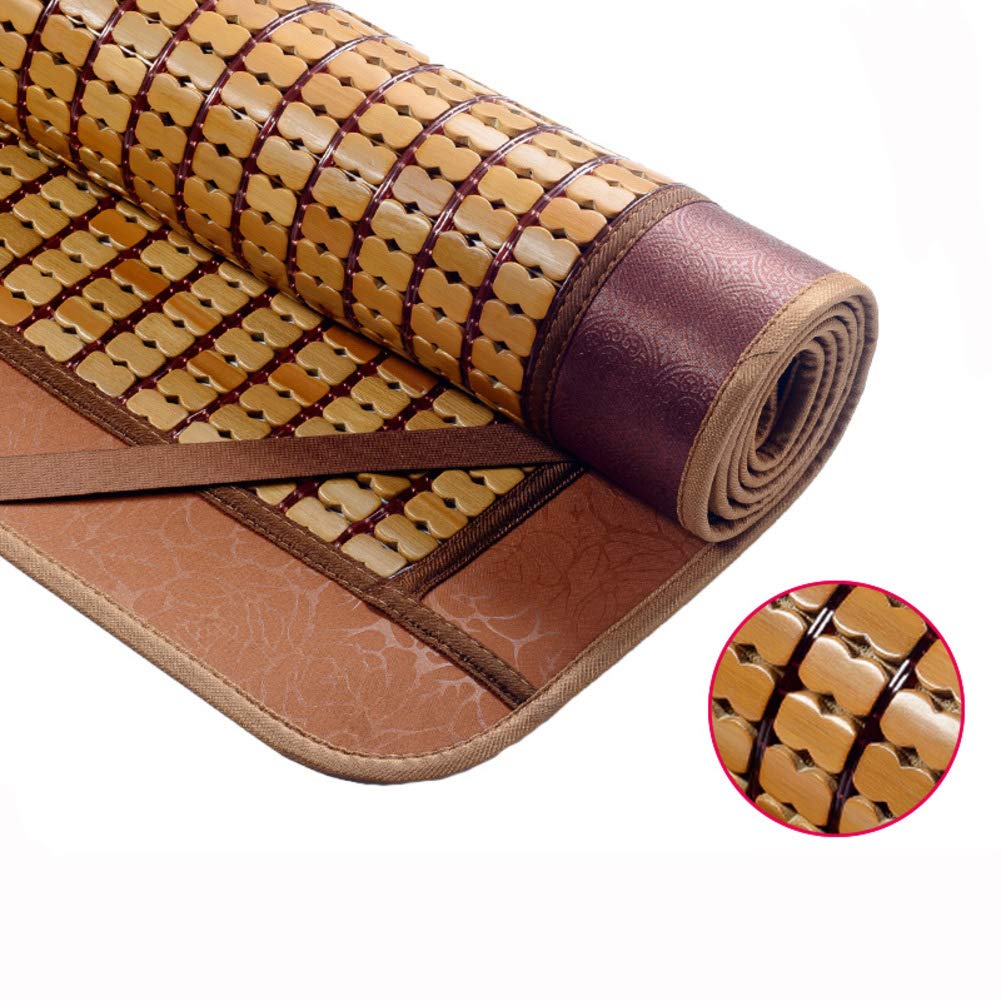 Foldable Cooling Summer Sleeping Pad - Durable Carbonized Bamboo Mat for Dormitory, Tatami & Outdoor Use - 90x200cm (35x79in) - Perfect for Hot Weather, Camping & Home Comfort