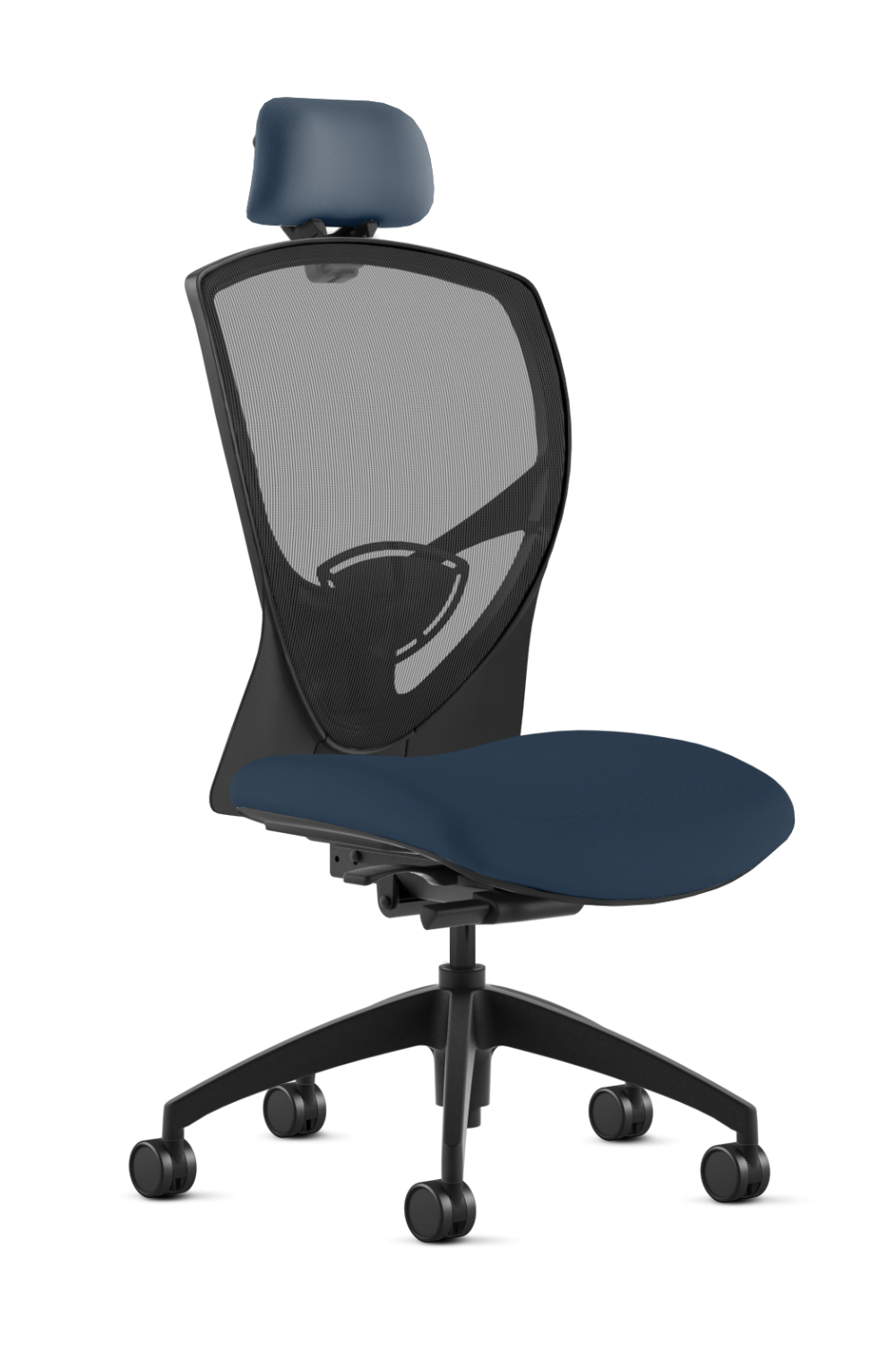 9 to 5 Theory 2180 High Back Ergonomic Office Chair with Adjustable Headrest & Seat Slider - Comfortable Task Chair for Long Hours Computer Work, Home Office & Gaming Setup