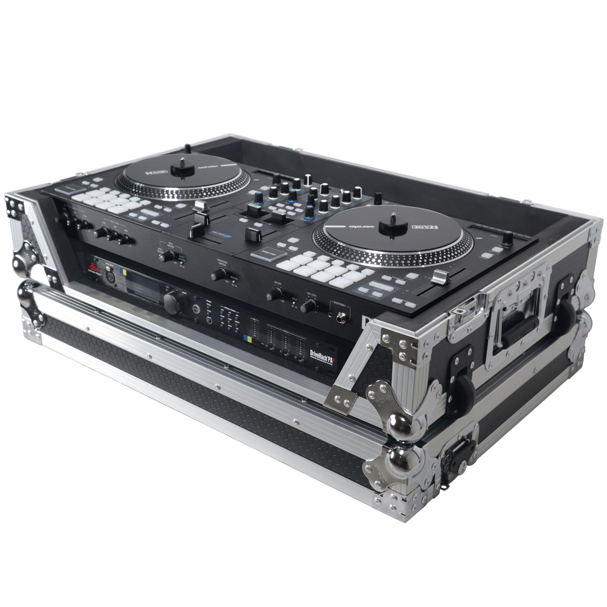 ProX XS-RANEONE W Heavy Duty Flight Case for RANE ONE DJ Controller - 1U Rack Space & Wheels Included - Perfect for DJ Gigs, Studio Use & Equipment Transport